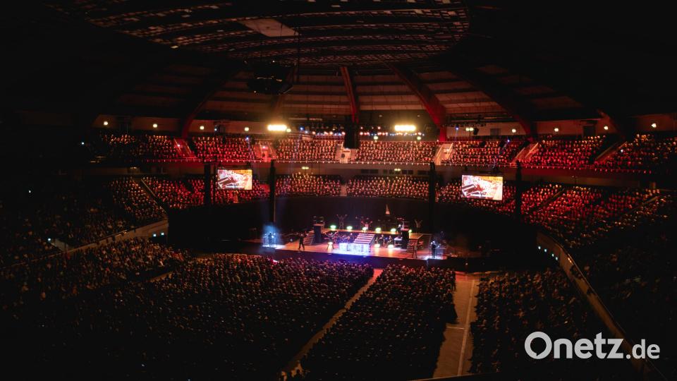 So ähnlich wird es auch in der Münchner Olympiahalle sein. Diese Bild stammt von der Aufführung 2024 in der Westfalenhalle in Dortmund. Bild: Leonhard Kreissig