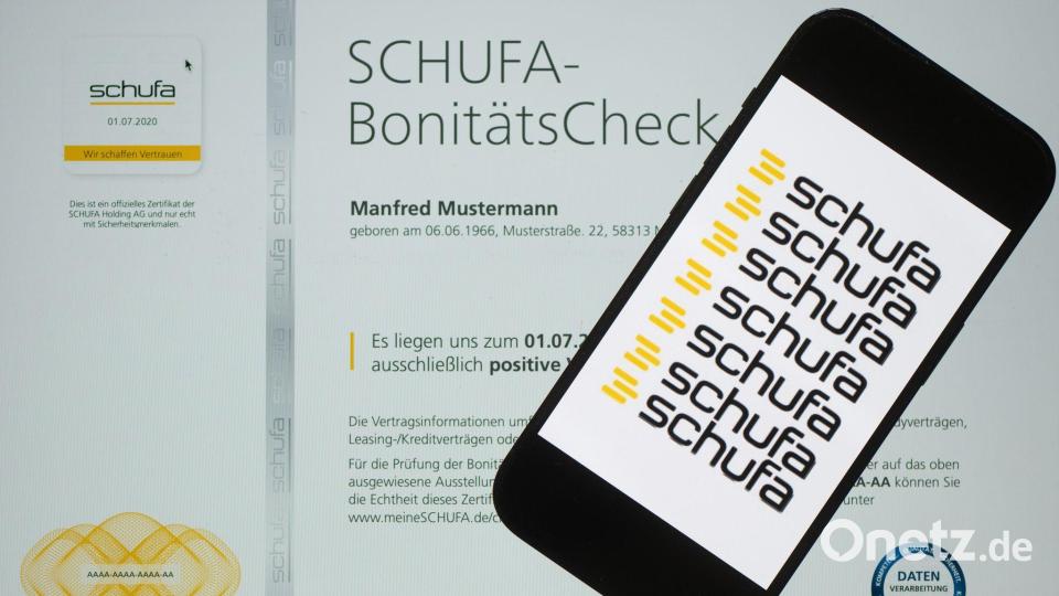 Verbraucher erhalten einen kotenlosen und digitalen Einblick in ihren Schufa-Score. Symbolbild: Sebastian Kahnert/dpa