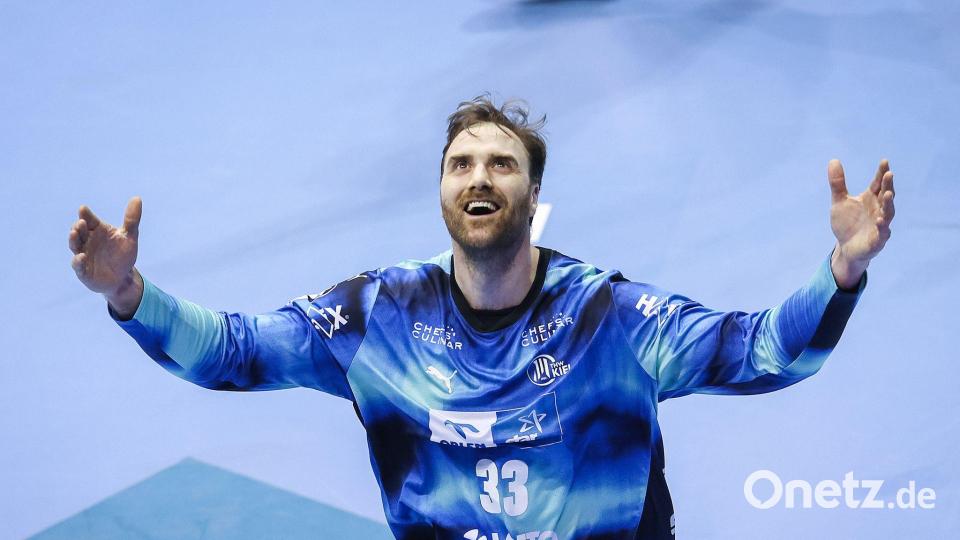 Kiels Keeper Andreas Wolff war ein guter Rückhalt. Bild: Ronny Hartmann/dpa-Zentralbild/dpa