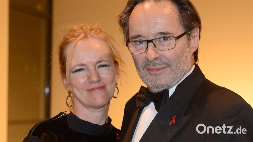 Uwe Kockisch und seine Frau Christine Gautier - hier auf einem Bild aus dem Jahr 2013. Bild: Britta Pedersen/dpa