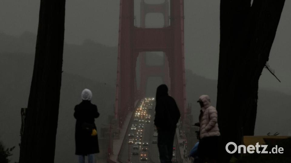 Die Menschen in Kalifornien müssen sich auf heftigen Regen während der Weihnachtsfeiertage einstellen. Bild: Jeff Chiu/AP/dpa