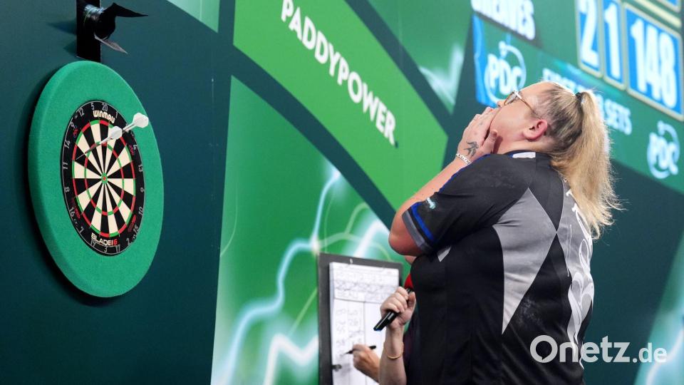 Beau Greaves lieferte Ricardo Pietreczkos bisherigen Lieblingsmoment bei der WM Bild: John Walton/PA Wire/dpa