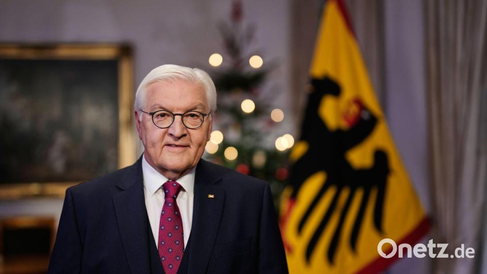 „Wir brauchen Mut, um immer wieder neu anzufangen“, sagte Bundespräsident Frank-Walter Steinmeier in seiner vorab veröffentlichten Weihnachtsansprache. Bild: Markus Schreiber/Pool AP/dpa