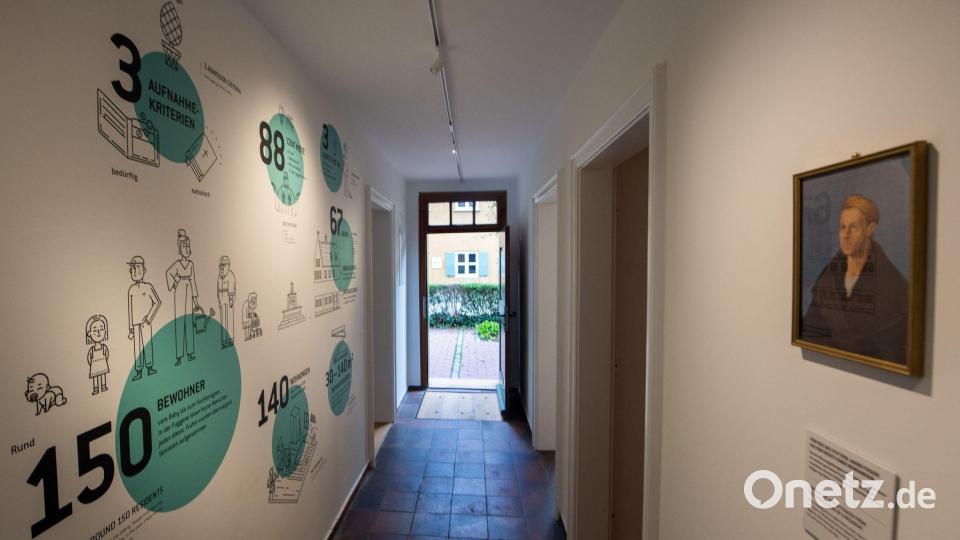 Ein Porträt von Jakob Fugger in der Fuggerei, die als älteste Sozialsiedlung der Welt gilt. (Archivbild) Bild: Stefan Puchner/dpa