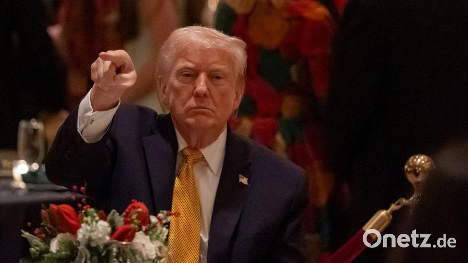 US-Präsident Trump hat den Moderator Stephen Colbert scharf angegriffen. Bild: Alex Brandon/AP/dpa