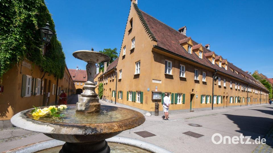 Die Fuggerei gibt es seit mehr als 500 Jahren und sie gilt als älteste Sozialsiedlung der Welt. (Archivbild) Bild: Stefan Puchner/dpa
