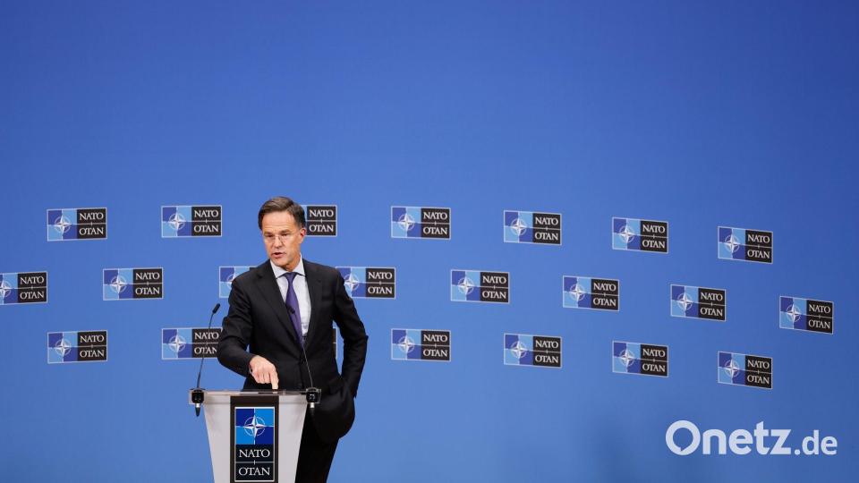 Sieht keinen Grund an der Bündnistreue der USA zu zweifeln: Nato-Generalsekretär Mark Rutte. (Archivbild) Bild: Geert Vanden Wijngaert/AP/dpa