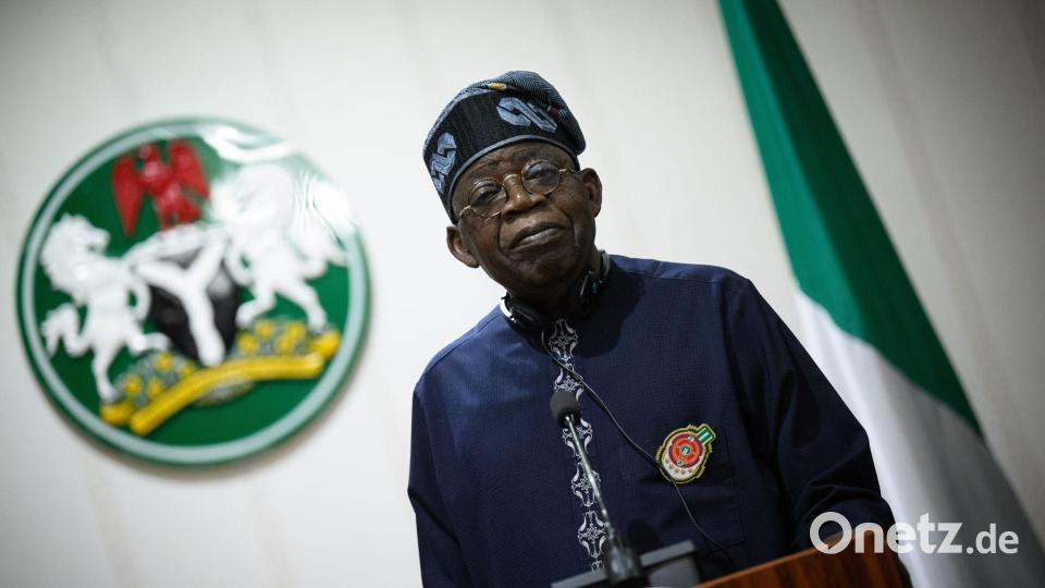 Nigerias Präsident Tinubu war früheren Drohungen Trumps entgegengetreten. (Archivbild) Bild: Bernd von Jutrczenka/dpa