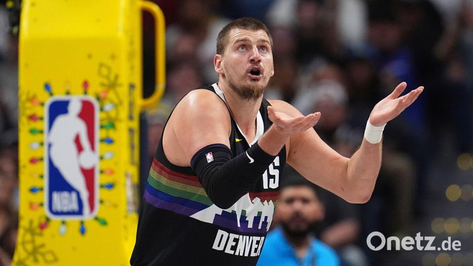 Nikola Jokic spielte ausgezeichnet. Bild: David Zalubowski/AP/dpa