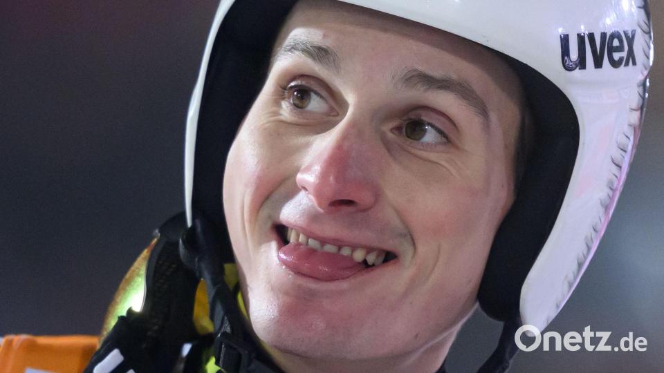 Domen Prevc führt im Gesamtweltcup. (Archivbild) Bild: Hendrik Schmidt/dpa