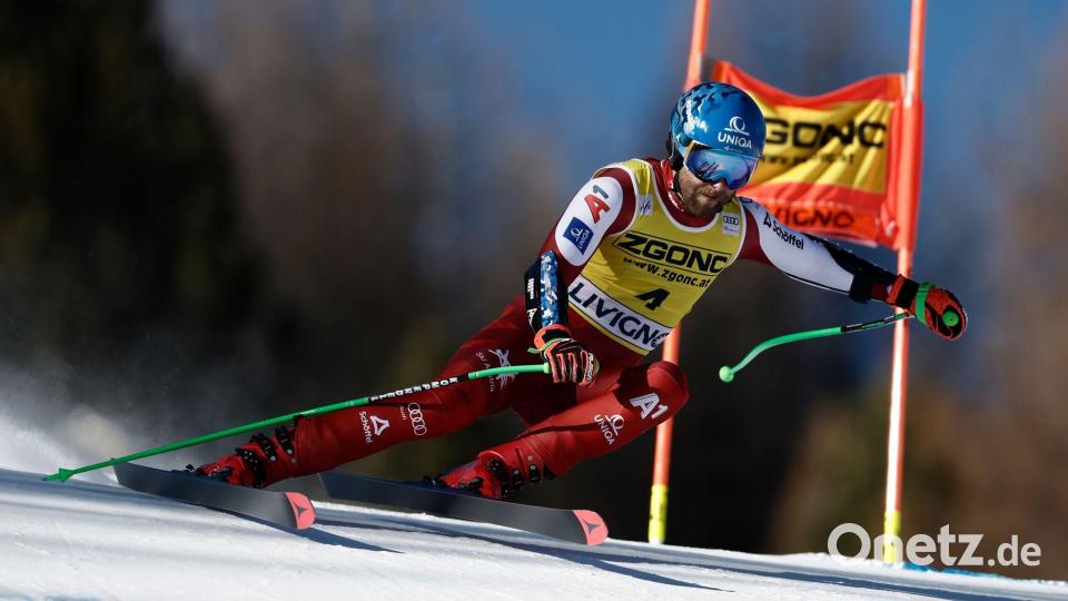 Der Österreicher Marco Schwarz feierte in Livigno seinen achten Weltcup-Sieg. Bild: Gabriele Facciotti/AP/dpa