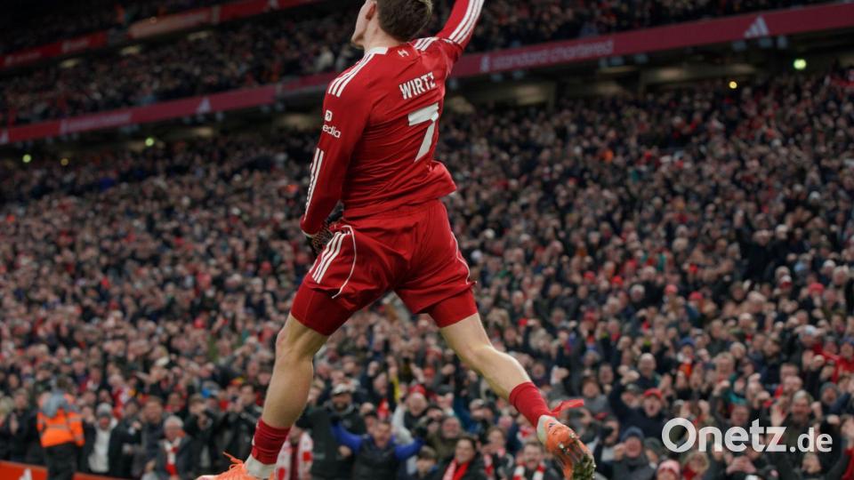 Befreiungsschlag: Wirtz bejubelt seinen Treffer zum 2:0. Bild: Ian Hodgson/AP/dpa
