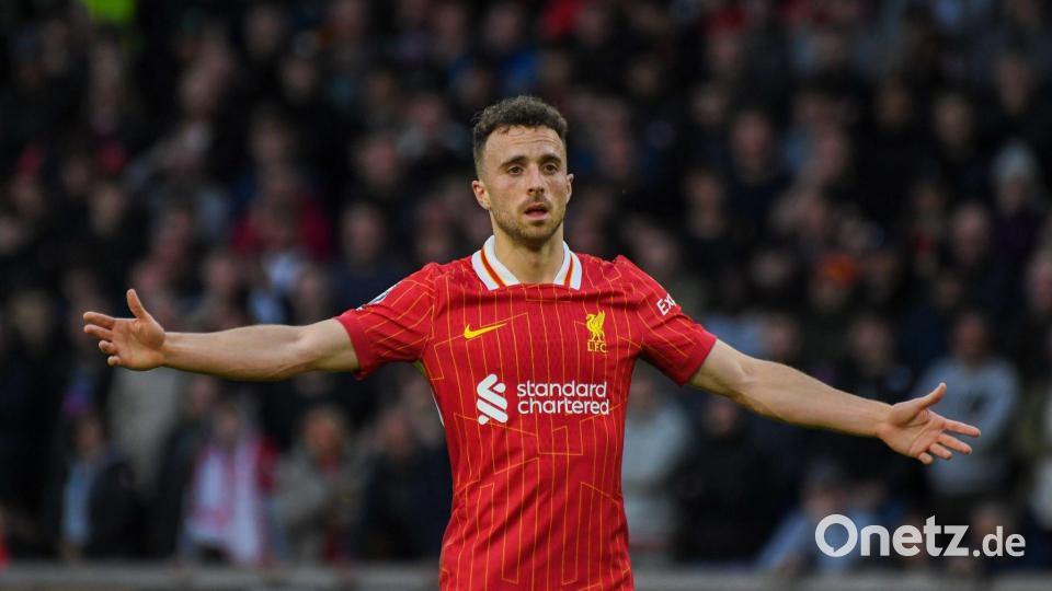 Portugals Nationalspieler Diogo Jota ist mit 28 Jahren bei einem Autounfall gestorben. (Archivbild) Bild: Rui Vieira/AP/dpa