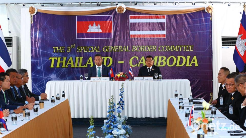 Thailand und Kambodscha unterzeichnen Waffenstillstandsabkommen. Bild: Sun Weitong/XinHua/dpa