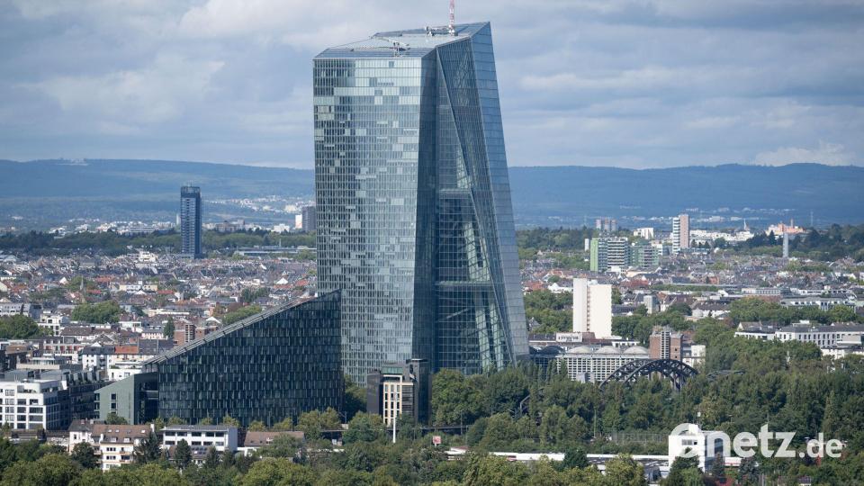 Die Zentrale der Euro-Währungshüter in Frankfurt. (Archivbild) Bild: Boris Roessler/dpa