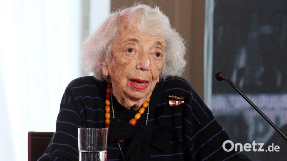 Holocaust-Überlebende Margot Friedländer ist im Alter von 103 Jahren gestorben. (Archivbild) Bild: Wolfgang Kumm/dpa Pool/dpa