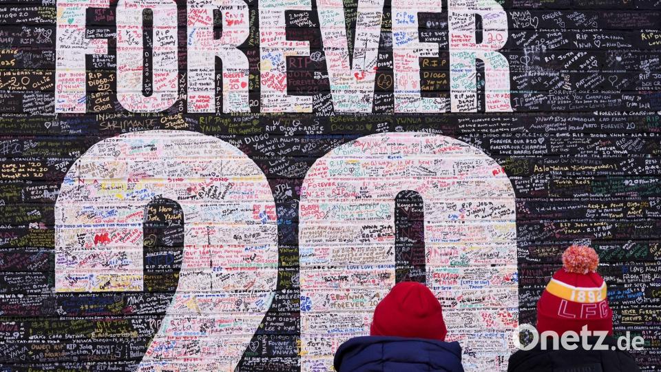 „Forever 20“: Liverpools Ex-Stürmer Diogo Jota starb im Sommer bei einem Autounfall. Bild: Peter Byrne/PA Wire/dpa