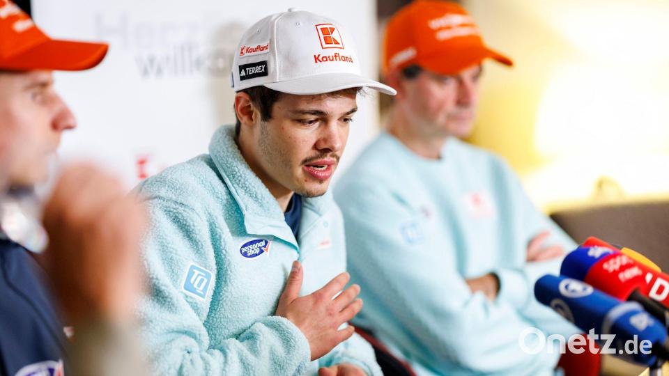 Im Zentrum der Aufmerksamkeit: Philipp Raimund. Bild: Daniel Karmann/dpa