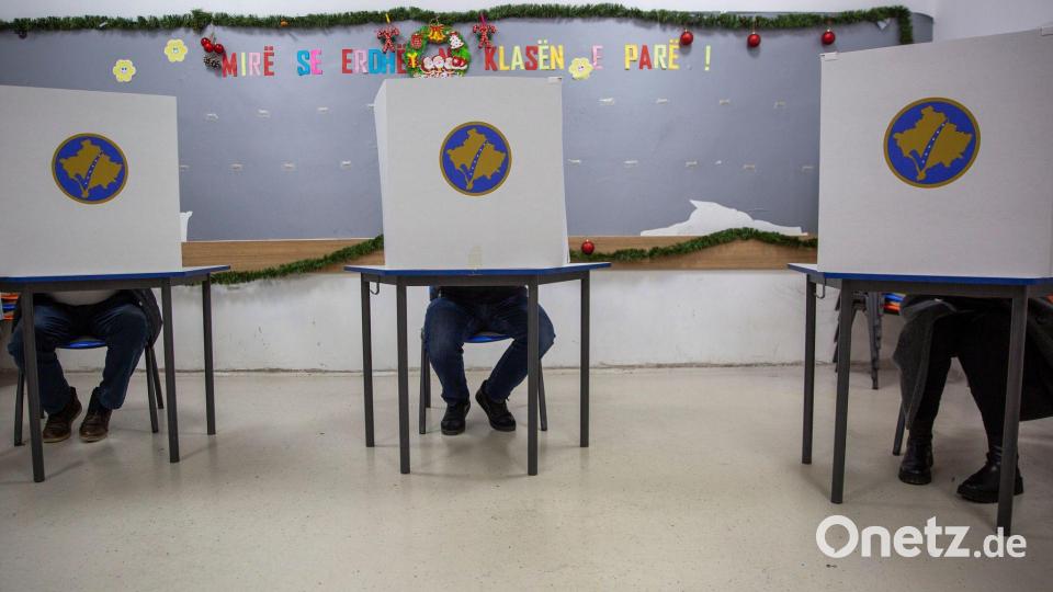 Wahlen im Kosovo Bild: Visar Kryeziu/AP/dpa