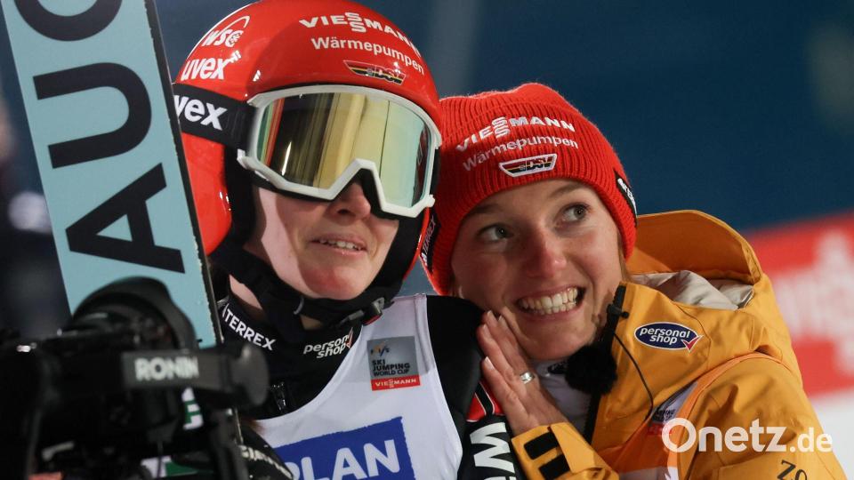 Freitag und Schmid sind Deutschlands größte Hoffnungen. (Archivbild) Bild: Karl-Josef Hildenbrand/dpa