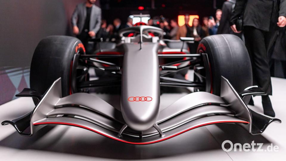 Klar, technisch, intelligent und emotional soll der Audi aussehen. Bild: Daniel Karmann/dpa