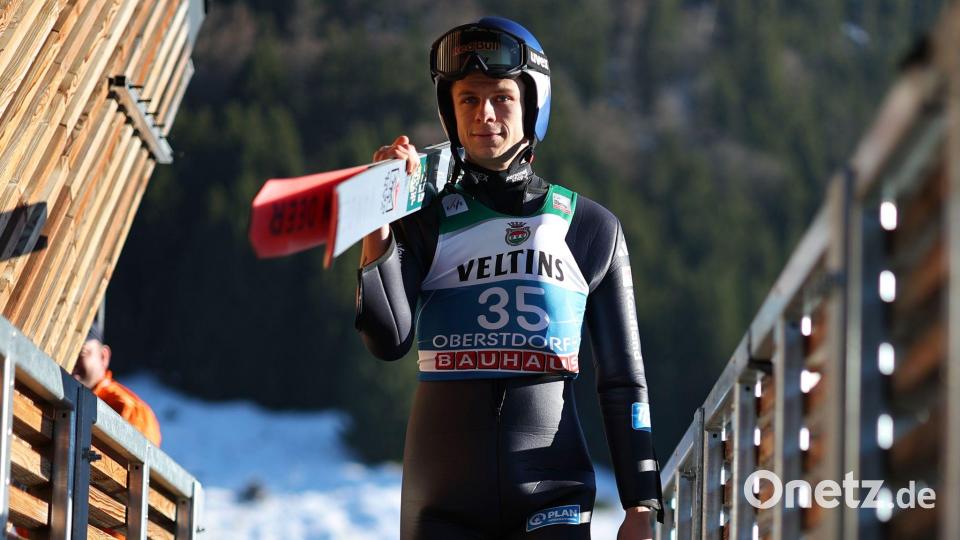 Andreas Wellinger erlebte einen gebrauchten Tag. Bild: Daniel Karmann/dpa