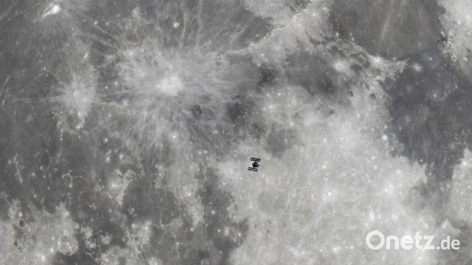 Nach wie vor hat Russland ein gemeinsames Projekt mit den USA: den Betrieb der in die Jahre gekommenen Raumstation ISS. (Archivbild) Bild: Peter Komka/MTI/AP/dpa