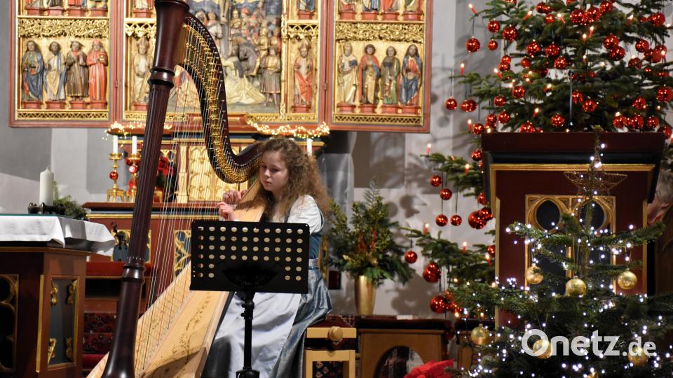 Stilvoll und besinnlich gestaltete sich das Weihnachtssingen des Männergesangsvereins in der Stadtpfarrkirche Tirschenreuth. Bild: ubb