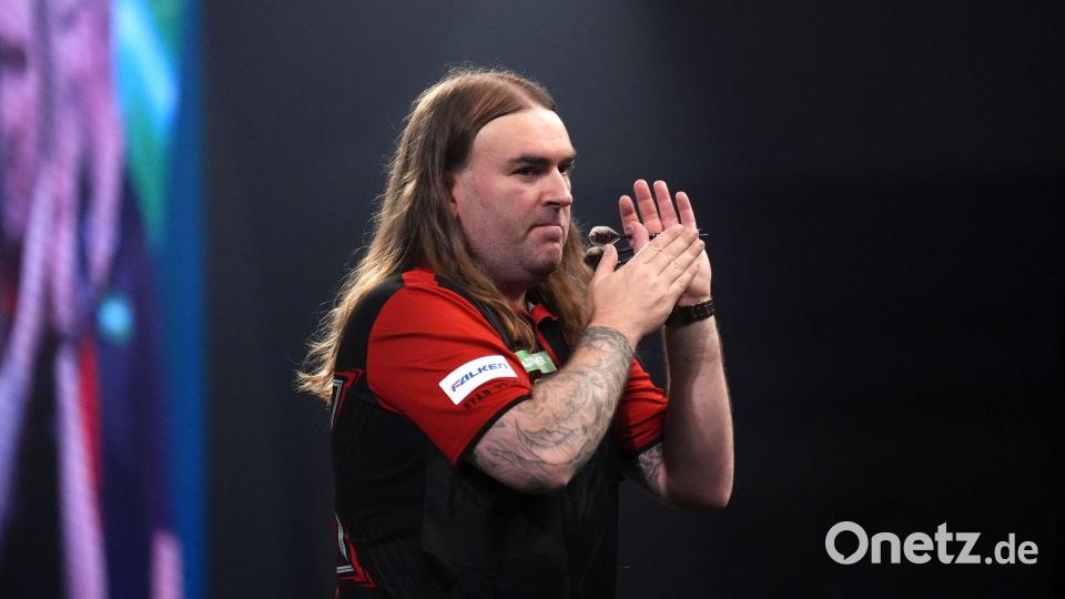 Noch ohne Satzverlust bei dieser WM: Ryan Searle Bild: John Walton/PA Wire/dpa