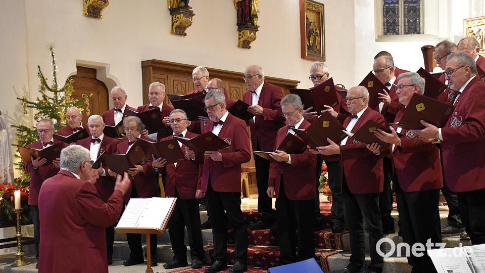 Der Männergesangsverein Tirschenreuth unter Gesamtleitung von Horst Schultes war der Veranstalter des stimmungsvollen Kirchenkonzertes. Bild: ubb