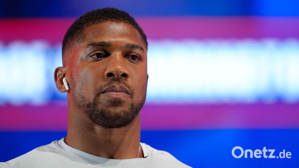 Anthony Joshua wurde bei einem Verkehrsunfall in Nigeria verletzt. (Archivbild) Bild: Jordan Pettitt/PA Wire/dpa