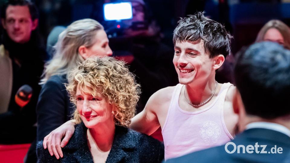 Kam im vergangenen Jahr: Hollywoodstar Timothee Chalamet. (Archivbild) Bild: Christoph Soeder/dpa