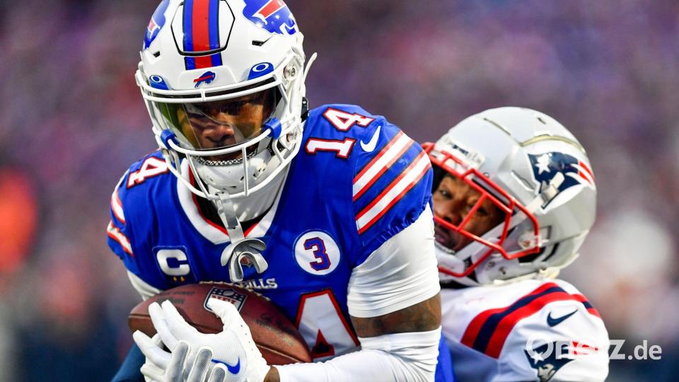 Stefon Diggs wird unter anderem schwere Körperverletzung vorgeworfen. (Archivbild) Bild: Adrian Kraus/AP/dpa