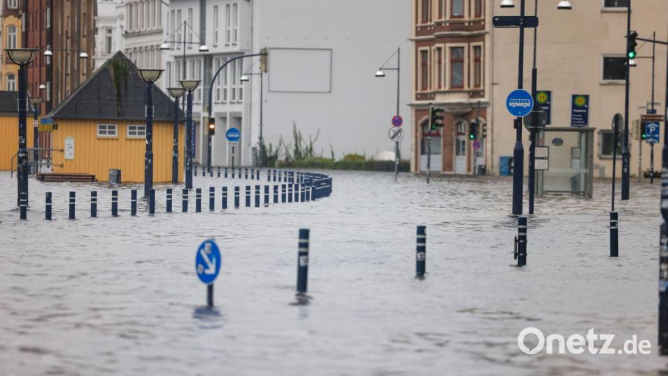 Das Ostseehochwasser hat 2023 schwere Schäden angerichtet. (Archivbild) Bild: Frank Molter/dpa
