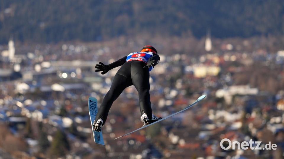 Selina Freitag war an Silvester die beste Deutsche. Bild: Matthias Schrader/AP/dpa
