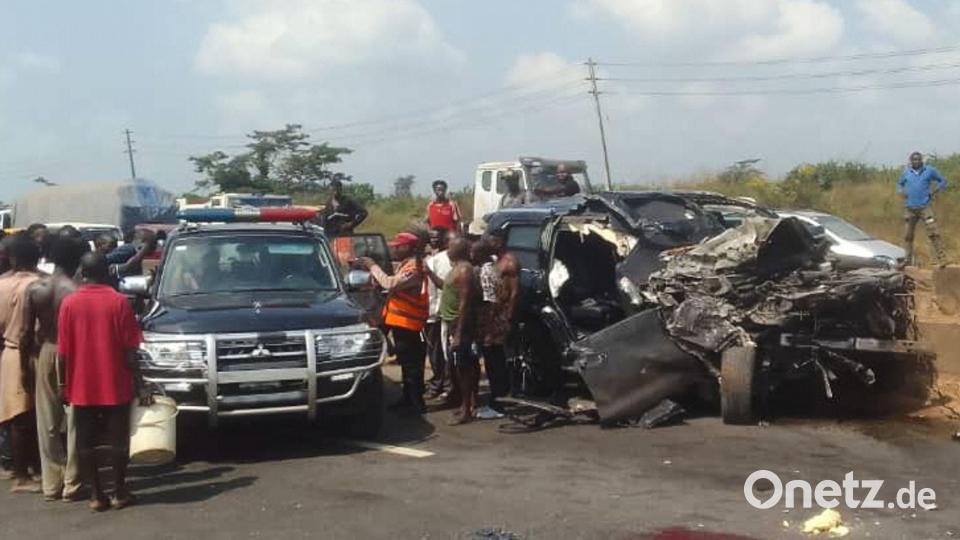 Zu dem Unfall kam es in Nigeria, wo Anthony Joshua Verwandte besuchte. (Archivbild) Bild: Uncredited/Federal Road Safety Corps/AP/dpa