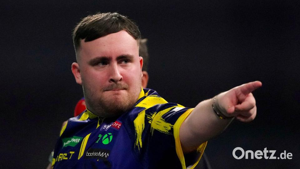 Luke Littler steht erneut im WM-Finale Bild: Dave Shopland/AP/dpa