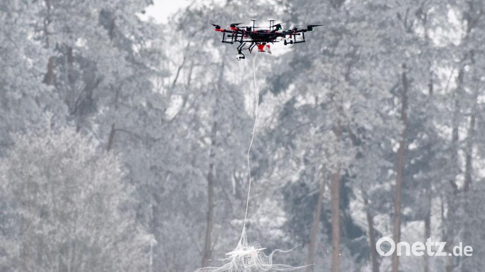 Bayerns Bereitschaftspolizei hat den Auftrag, ein Drohnenkompetenz- und Abwehrzentrum einzurichten. (Symbolbild) Bild: Matthias Balk/dpa