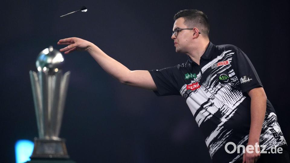 Blickt auf seine beste WM zurück: Van Veen. Bild: John Walton/PA Wire/dpa