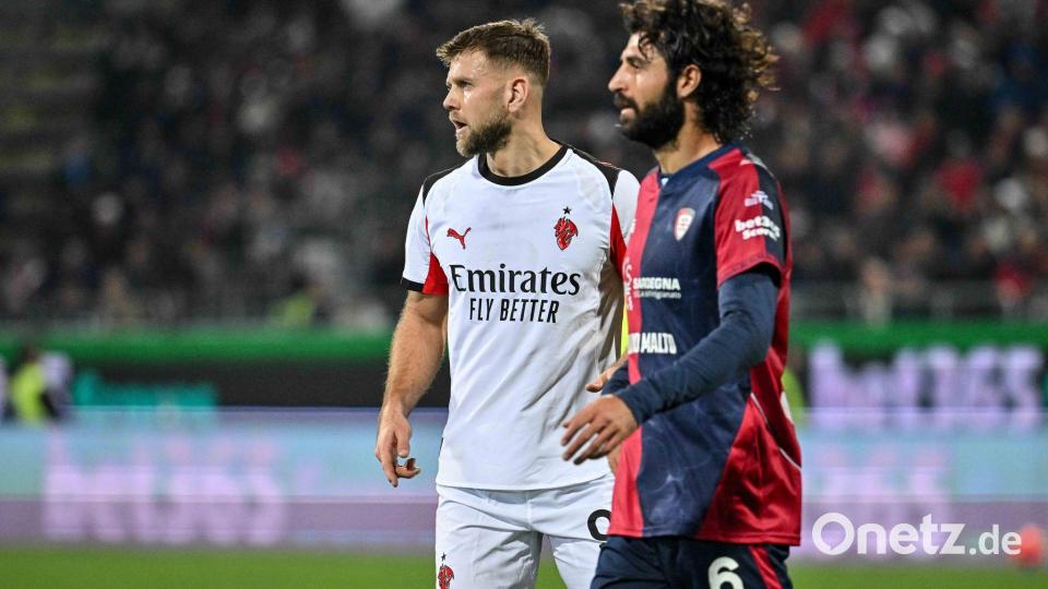 Bei seinem ersten Einsatz konnte Füllkrug (l) gleich einen Sieg bejubeln. Bild: Luigi Canu/LiveMedia-IPA/ZUMA Press Wire/dpa