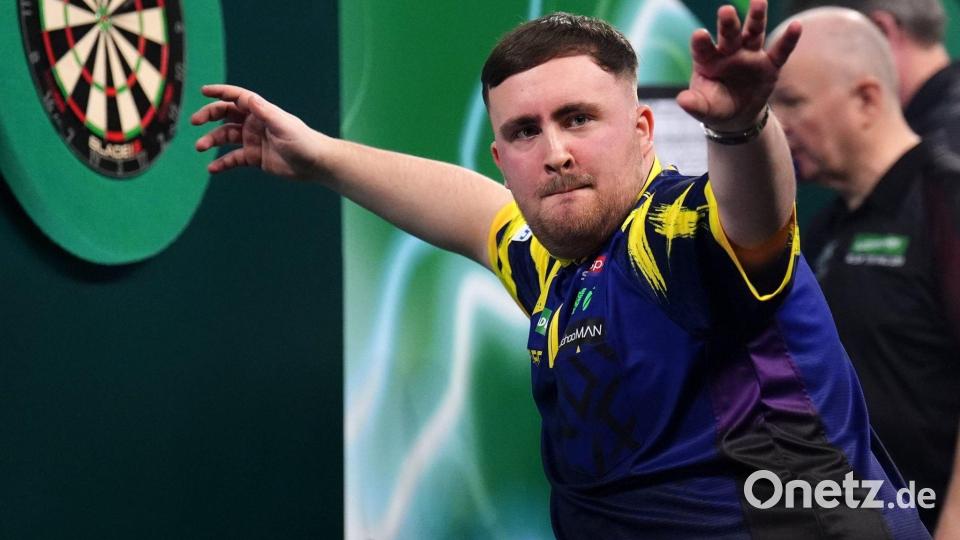 Party mit 18: Littler ist wieder Weltmeister. Bild: John Walton/PA Wire/dpa