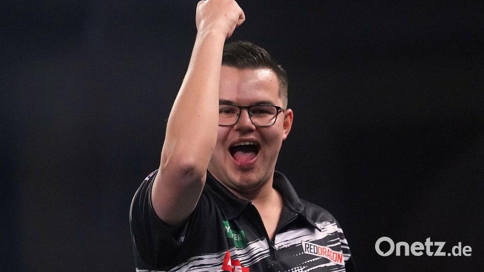 Steht erstmals im WM-Finale: Gian van Veen. Bild: Dave Shopland/AP/dpa