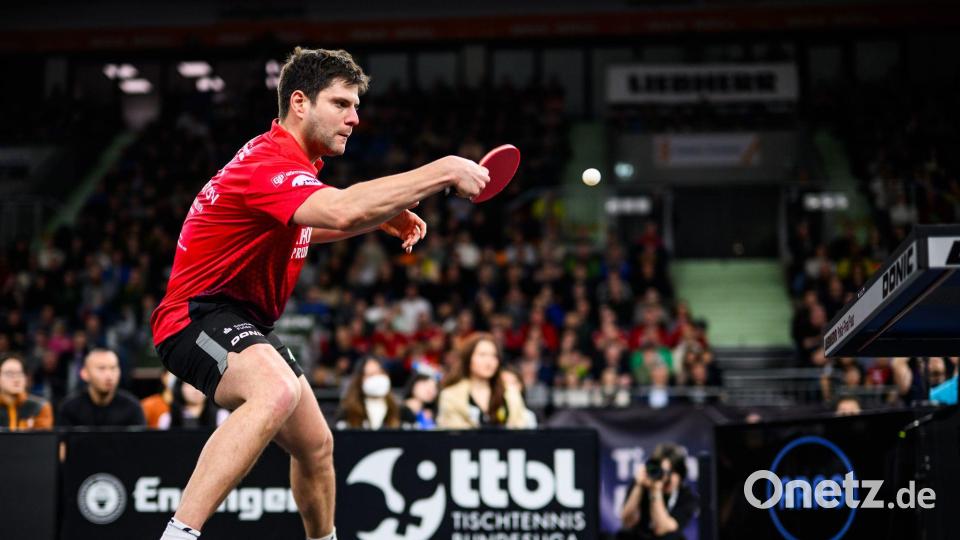 Der deutsche Nationalspieler Dimitrij Ovtcharov vom TTC Fulda-Maberzell. Bild: Tom Weller/dpa