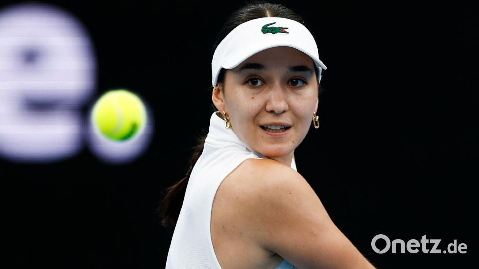 Eva Lys in Aktion beim United Cup in Sydney. Bild: Mark Evans/AAP/dpa