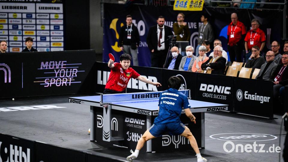 Das Finalturnier im Tischtennis. Bild: Tom Weller/dpa