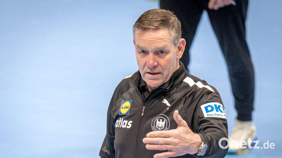 Handball-Bundestrainer Alfred Gislason. Bild: Sina Schuldt/dpa