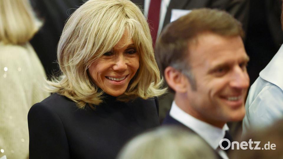 Brigitte Macron und ihre Familie leidet seit Jahren unter böswilligem Cybermobbing (Archivbild). Bild: Rolf Vennenbernd/dpa