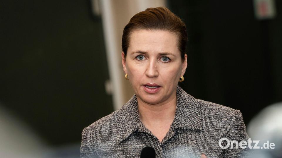 Dänemarks Ministerpräsidentin Mette Frederiksen verbittet sich die Besitzansprüche Trumps auf Grönland. Bild: Emil Nicolai Helms/Ritzau Scanpix Foto/dpa