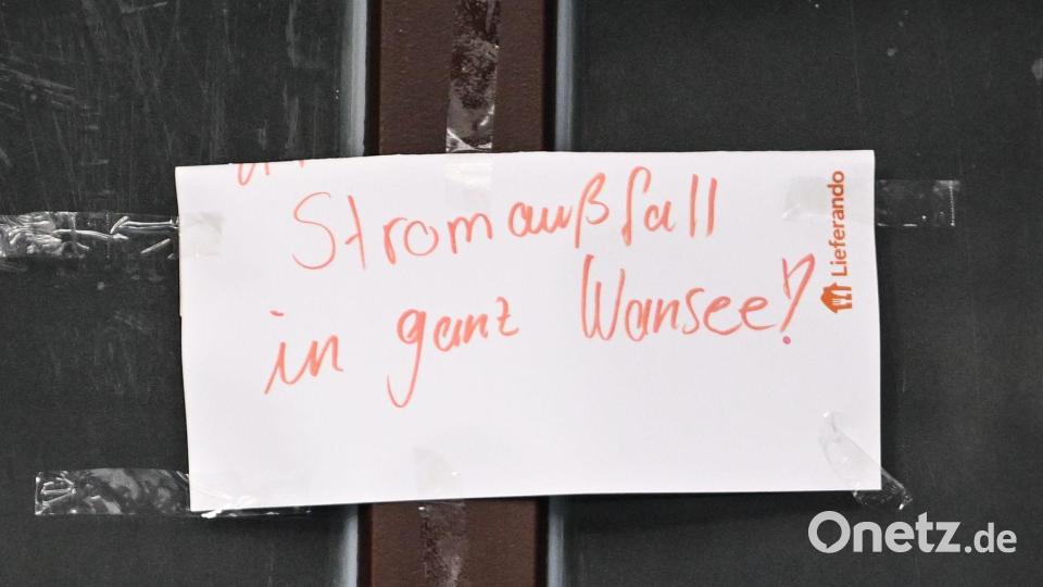 Am dritten Tag des Stromausfalls in Teilen Berlins warten 30.000 Haushalte weiter auf Energie. Bild: Britta Pedersen/dpa