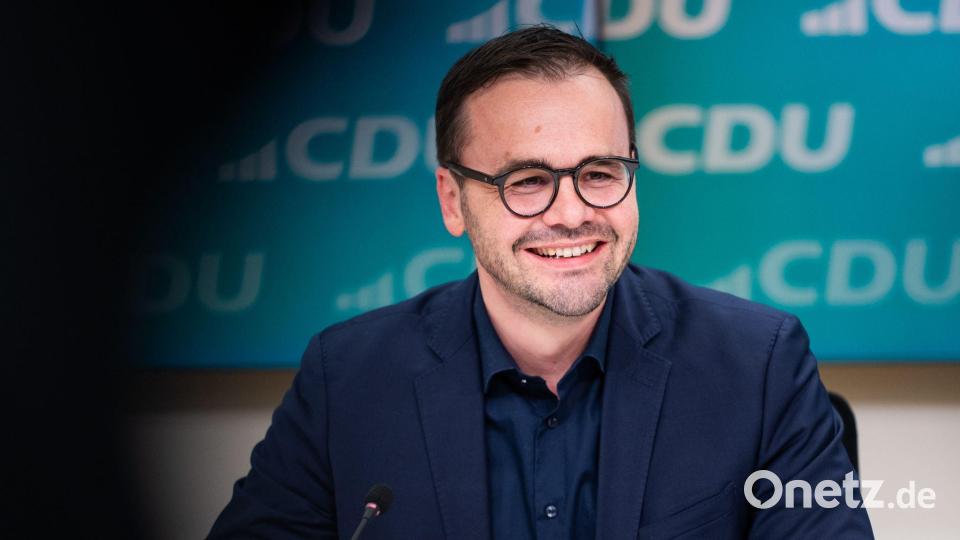 CDU-Fraktionschef Jan Redmann steht für Gespräche mit der SPD zur Bildung einer neuen Regierung bereit. Bild: Christophe Gateau/dpa